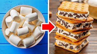 28 YUMMY IDEAS WITH MARSHMALLOW || 5-Minute Recipes to Impress Your Guests!