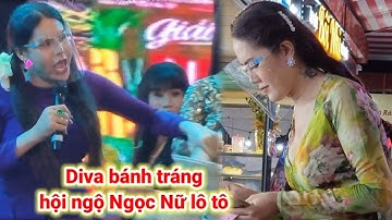 Người bí ẩn NGỌC NỮ LÔ TÔ TÂM THẢO hội ngộ DIVA CÁT THY bánh tráng trộn