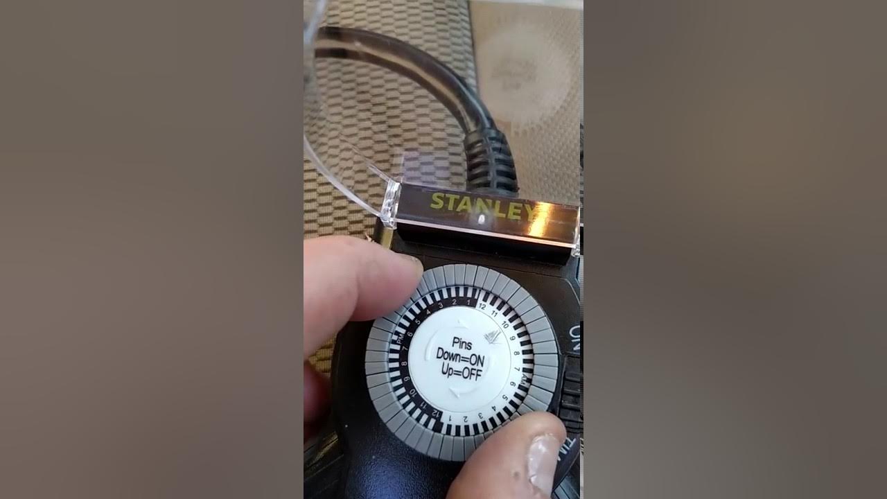 How to Set your timer for Christmas lights YouTube