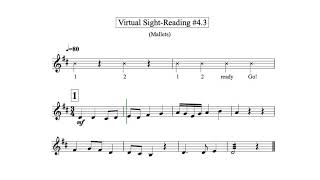 Virtual Sight Reading Level 4.3 (Mallets)