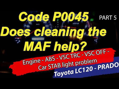 OBDII code P0045 - Does cleaning the MAF help? - Toyota Land Cruiser / PRADO 120 + GX470 - Bildilla