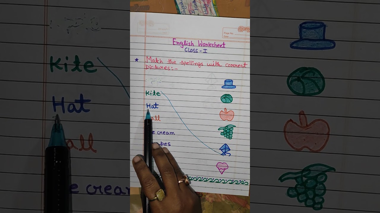 Match the spelling with correct picture|