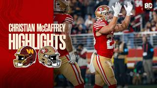 Details Christian McCaffrey's Best Plays from 2-TD, 117-Yard Game vs. Commanders | Week 6 Guide