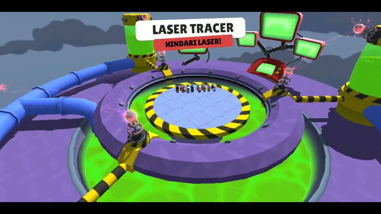 stumble guys tidak boleh kena warna kuning di map til fall