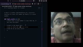 I learn how to revearse a string recursively using Python and Github Copilot