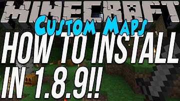How To Download & Install Custom Maps In Minecraft 1.8.9