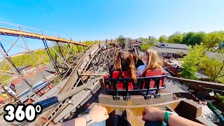 Rutschebanen (Bakken) - VR ONRIDE - 360° wooden roller coaster POV
