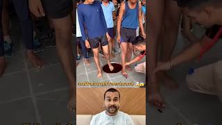 आर्मी में जाने से पहले ये टेस्ट जरूर करें ⚠️ #armytest #flatfoot #armybharti #fitnesscheck #indian