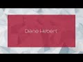 Diane hebert  appearance