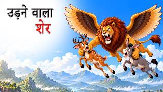 उड़ने वाला शेर | FLYING LION | JUNGAL KI KAHANIYA | HINDI STORIES | TOON TREE HOUSE | SHER KI KAHANI