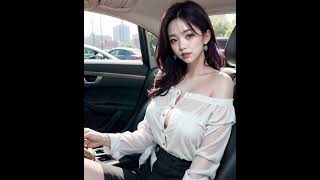 차안에서 여자친구랑 - In the car with my girlfriend ai lookbook  - В машине со своей девушкой из лукбука ai