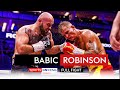 Full fight alen babic vs steve robinson  heavyweight bout