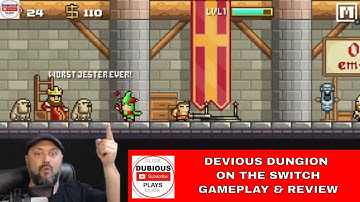 Devious Dungeon medieval action platformer game on the Nintendo Switch