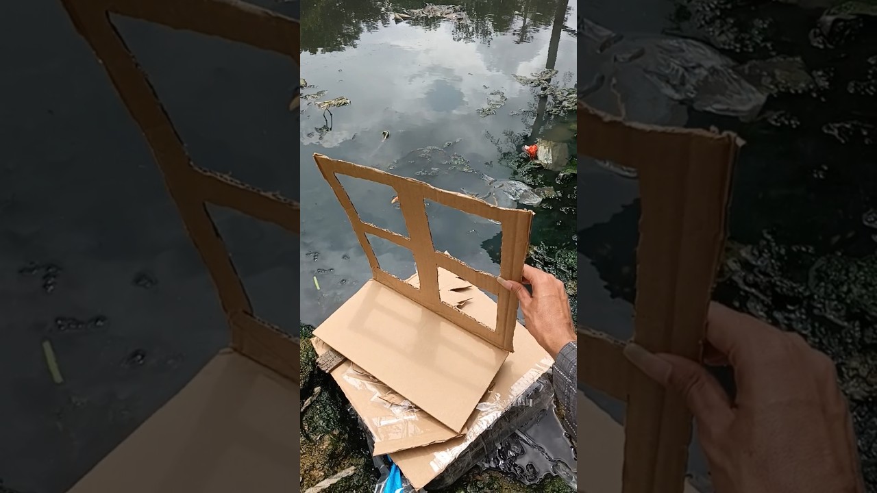 Life hack DIY Craft box and plastic bottles for making a  floating window - beautiful art