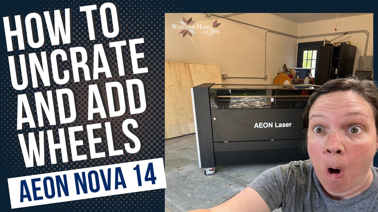 How I Uncrated And Put Wheels On An Aeon Nova 14 Laser Cutter