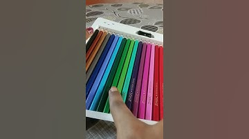 I have a beautiful colour pencil set/ shagun cute idea👍☺️