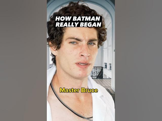 How Batman really began