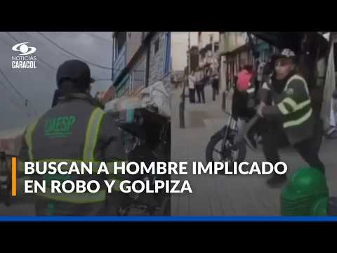 Video de robo en Bogotá: buscan a supuesto reciclador detrás de violento atraco