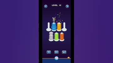 Lv 12 Nut Sort Puzzle - Color Sort/ 螺帽顏色排序/ ナットカラーソート (Guru Game)