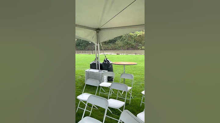 20x80 Frame Tent Rental In Cleveland Metroparks