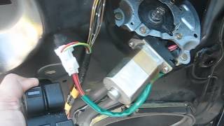 Checking Mazda MPV 2001 Driver (Left) Side Power Window Motor