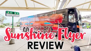 Sunshine Flyer Review 2022 | Disney World Airport Transportation | Magical Express Replacement The Best Airport Transportation To Disney World With Car Seats