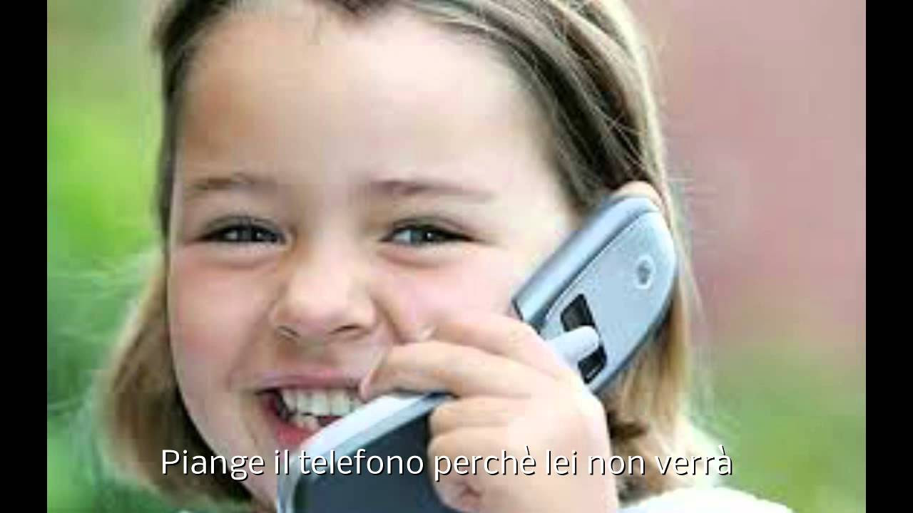 Domenico Modugno Piange il telefono con testo Video Mario Ferraro