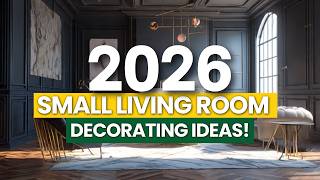80 Small Living Room Design Ideas 2026 – Inspired Interior Tips