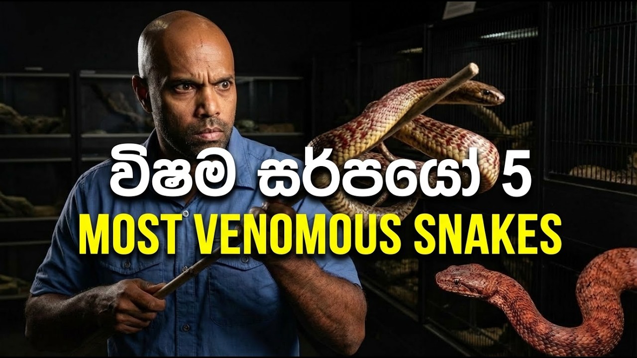 ලෝකයේ විෂම සර්පයන් සමග | Most venomous snakes