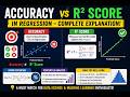 R² Score & Accuracy are not same in Machine Learning (Complete Beginner Guide)