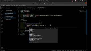 JavaScript Intro- Functions
