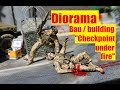 (Reupload) Diorama Bau / building "Checkpoint under fire" ACADEMY M1151 1/35