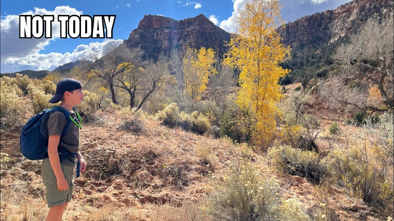 Knowing When to Turn Back | Hiking With My Son in Southern Utah