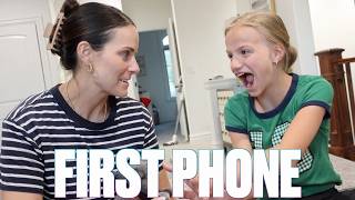 WE BROKE OUR TOO YOUNG FOR A CELL PHONE RULE... AGAIN | GETTING HER FIRST CELL PHONE EARLY!