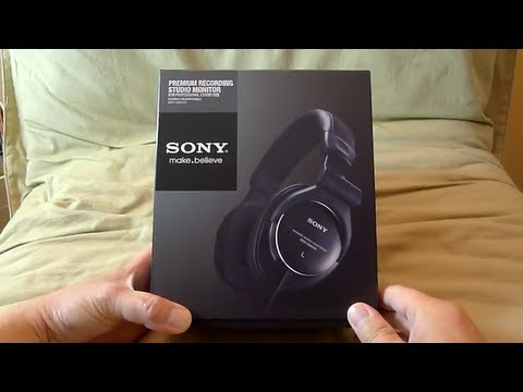 Genuine Sony MDR-V900HD headphones Unboxing