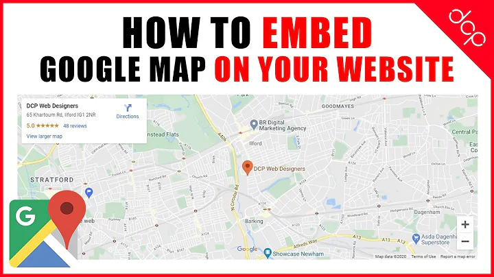 How to embed google map on a website page