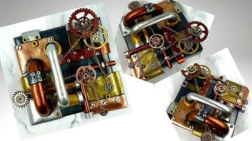 POLYMER CLAY TUTORIAL: STEAMPUNK ELEMENTS: PIPES & PLATES