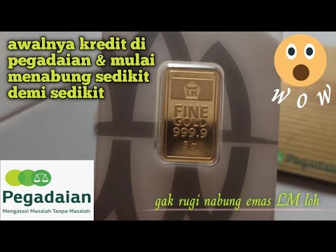 gadai emas Antam LM di pegadaian & menabung emas