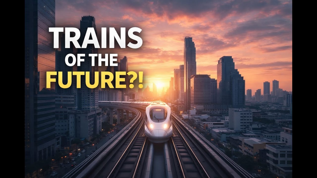 World’s Fastest Trains Explained | Future Metro Train System | Smart City Transport 4K