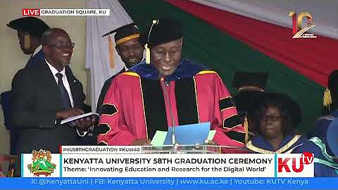 Calling & Conferral of Doctorate Degrees | KU 58 Graduation Ceremony