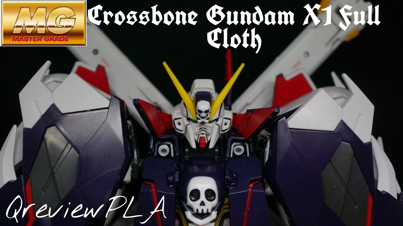 MG 1/100 Crossbone Gundam X1 Full Cloth Unbox and Show up!