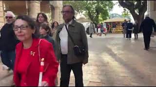 Περιφορά εικόνας Αναστάσεως Μητρόπολης και Αγίων Πάντων.