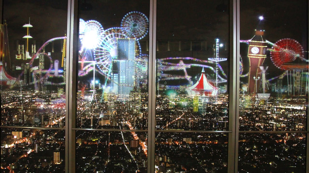 あべのハルカスの展望台 ハルカス300 今夏はビアガーデン 3dプロジェクションマッピングが楽しめる あべの経済新聞