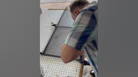 Installing stainless steel window screening