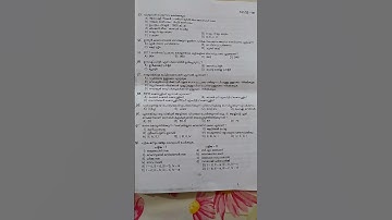 Degree Level Prelims Question paper 2022