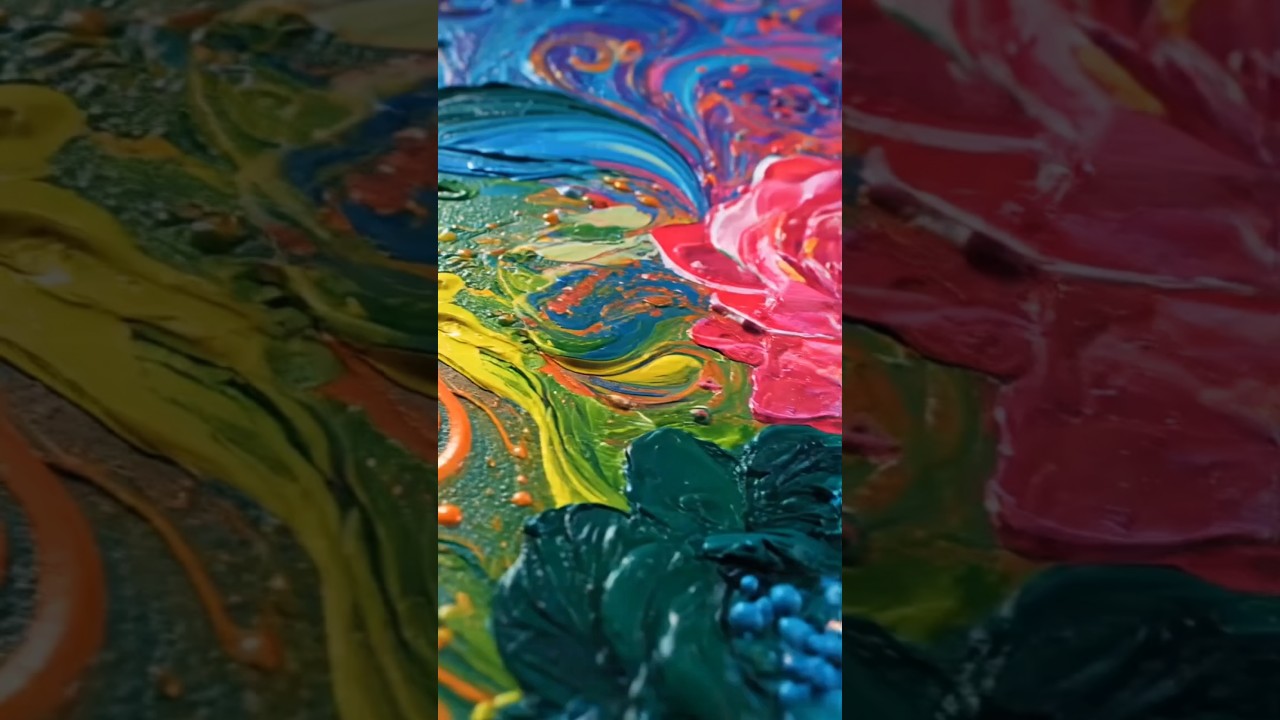 Modern Floral Abstract | Digital Abstract | Kaikala Productions