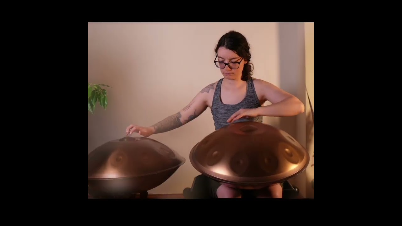 2 handpans gentle trip hoppy vibes