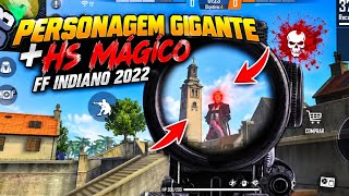 OUT NOW!!! GIANT CHARACTER + MAGIC HS + CYAN BLUE HOLOGRAM V1 INDIAN FF 2022 ANDROID ANTI-BAN 😱🔥 screenshot 1