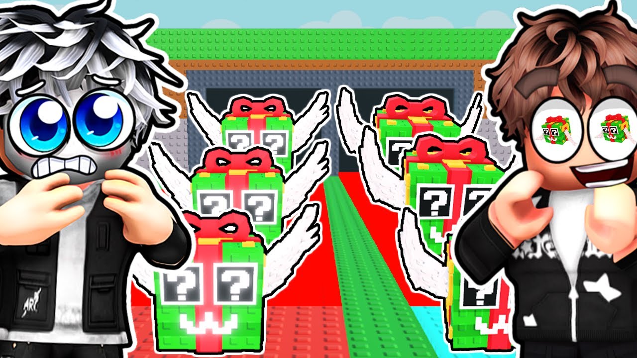BITWA NA FESTIVE LUCKY BLOCK Z WIDZEM W STEAL A BRAINROT! Roblox