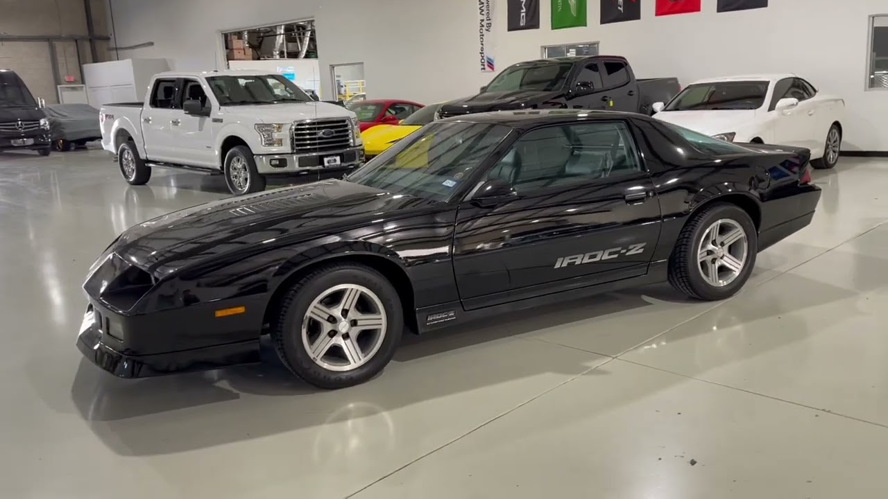 1990 Chevrolet Camaro IROCZ YouTube